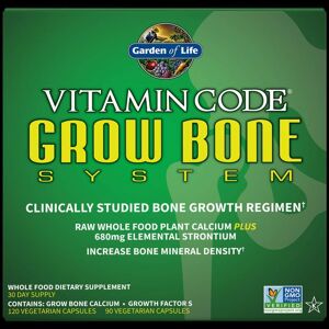 Garden of Life Vitamin Code Grow Bone System - Leverans För 30 Dagar
