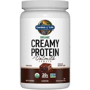 Garden of Life Ekologisk Krämig Protein Med Havremjölk, Choklad Brownie - 920g