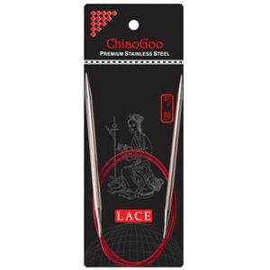 ChiaoGoo - Red Lace - 80 cm - 2,5 mm - Rundsticka ChiaoGoo - Red Lace - 80 cm - 2,5 mm - Rundsticka