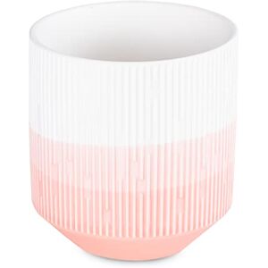 AmeliaHome vas i rosa-beige keramik - Modern stil - 9 cm diameter hål AmeliaHome vas i rosa-beige keramik - Modern stil - 9 cm diameter hål