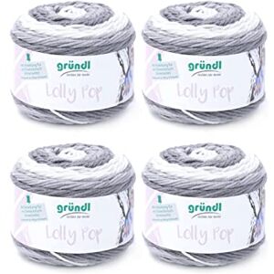 Gründl Lolly Pop Garn - Mjuk, Färgglad & Lättskött Gründl Lolly Pop Garn - Mjuk, Färgglad & Lättskött