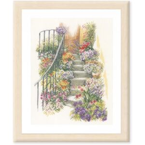 Lanarte korsstygnssats - Vitt linne, 27x37cm Lanarte korsstygnssats - Vitt linne, 27x37cm