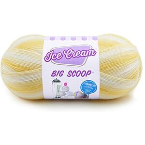 Lion Brand Garn Ice Cream Big Scoop - Citron Meringue - Garn Lion Brand Garn Ice Cream Big Scoop - Citron Meringue - Garn