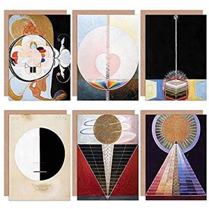 Artery8 Hilma af Klint Altare Buddha Duva Utveckling Abstrakt Konst Vykort Pack av 6 Artery8 Hilma af Klint Altare Buddha Duva Utveckling Abstrakt Konst Vykort Pack av 6