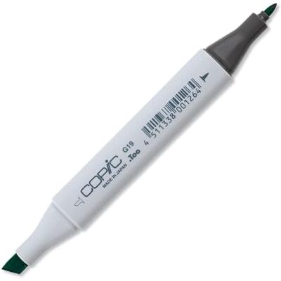 Copic Marker G19, Bright Papegoja grön Copic Marker G19, Bright Papegoja grön
