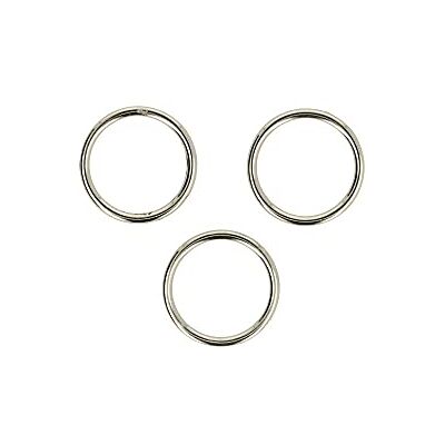 Opry 78538 metallring, metall, silver, 13 mm, 3 fack Opry 78538 metallring, metall, silver, 13 mm, 3 fack