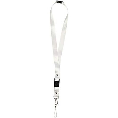 Creativ Nyckelrem, L: 53 cm, vit, 5 st Creativ Nyckelrem, L: 53 cm, vit, 5 st