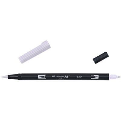Tombow ABT-620 fiberpenna dubbel borste penna med två spetsar lila Tombow ABT-620 fiberpenna dubbel borste penna med två spetsar lila