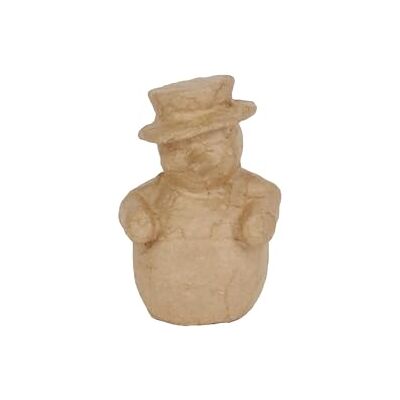 décopatch AP104Opack Un lot de 5 supports en papier brun pulpé 6x8x12 cm, Bonhomme de neige décopatch AP104Opack Un lot de 5 supports en papier brun pulpé 6x8x12 cm, Bonhomme de neige