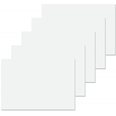 Sigel SY510 5-pack vitt pappersskrivunderlägg, målningsblock blank, ca DIN A2 – extra stor 59,5 x 41 cm, 50 ark, 80 g Sigel SY510 5-pack vitt pappersskrivunderlägg, målningsblock blank, ca DIN A2 – extra stor 59,5 x 41 cm, 50 ark, 80 g