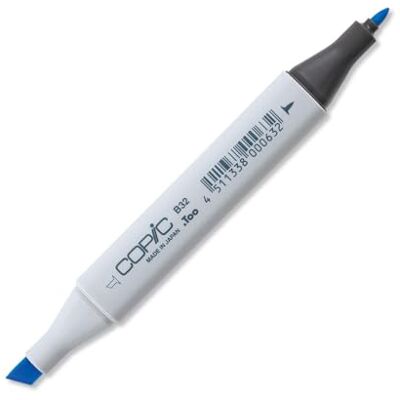 Copic markör B32, ljusblå Copic markör B32, ljusblå