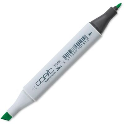 Copic Kopisk markör Yg13, diagram återanvändning Copic Kopisk markör Yg13, diagram återanvändning