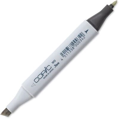 Copic markörer W-0, varmgrå nr 0 Copic markörer W-0, varmgrå nr 0