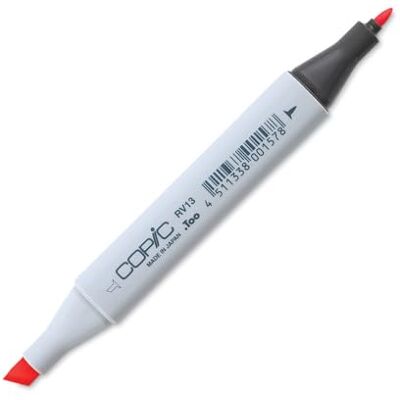 Copic Classic Marker typ RV – 13, anslagsrosa, professionell layoutmärkpenna med en bred och fin spets Copic Classic Marker typ RV – 13, anslagsrosa, professionell layoutmärkpenna med en bred och fin spets