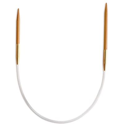 Seeknit KA06091 rundsticknålar, bambu, brun, 23 cm x 5,5 mm Seeknit KA06091 rundsticknålar, bambu, brun, 23 cm x 5,5 mm