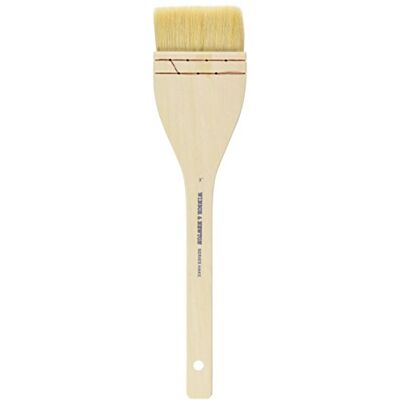 Winsor & Newton Hake brett platt trähandtag borste – 7,6 cm, vit Winsor & Newton Hake brett platt trähandtag borste – 7,6 cm, vit