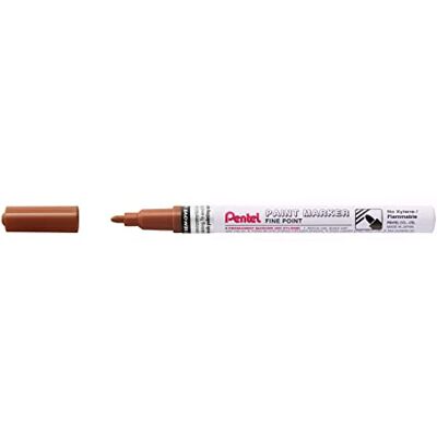 Pentel MSP10 Paint Marker, markeringspennor permanent finspets 2,9 mm, brun, 6 st Pentel MSP10 Paint Marker, markeringspennor permanent finspets 2,9 mm, brun, 6 st