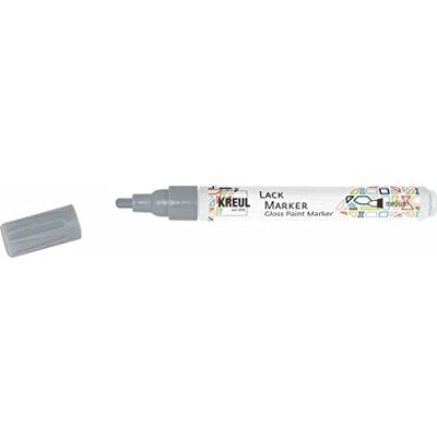 KREUL Hobby Line 47021 – Lackmålning penna medium med rundade spetsar 2 – 4 mm, silver KREUL Hobby Line 47021 – Lackmålning penna medium med rundade spetsar 2 – 4 mm, silver