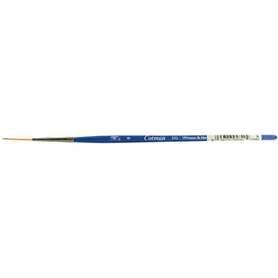 Winsor & Newton 5303000 Cotman akvarell syntetiskt hår pensel – serie 333 – riggborste, kort handtag med utmärkt studskraft, färgbärande kraft och punktnoggrannhet – nr 0 – 1,2 mm Winsor & Newton 5303000 Cotman akvarell syntetiskt hår pensel – serie 333 – riggborste, kort handtag med utmärkt studskraft, färgbärande kraft och punktnoggrannhet – nr 0 – 1,2 mm