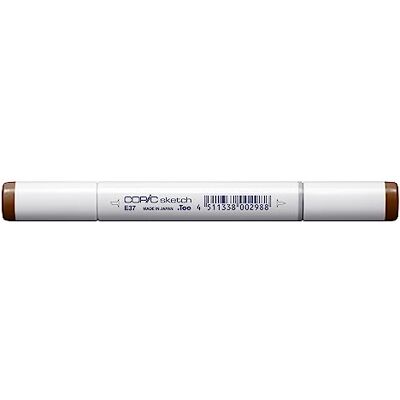 Copic E37 Marker - Professionell pensel & Medium tips - 358 färger Copic E37 Marker - Professionell pensel & Medium tips - 358 färger