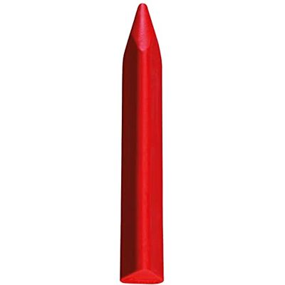 Jovi Jumbo Easy Grip Crayons, etui med 12 triangulära kritor, röd färg, superresistent och högpresterande, glutenfri (97302) Jovi Jumbo Easy Grip Crayons, etui med 12 triangulära kritor, röd färg, superresistent och högpresterande, glutenfri (97302)