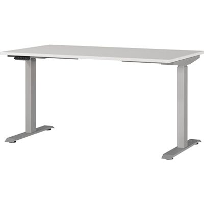 GERMANIA DIE MÖBELMACHER Germania skrivbord 7905-583, i ljusgrå/silver, EL. Höjdjusterbar, 140 x 120 x 80 cm (B x H x D) GERMANIA DIE MÖBELMACHER Germania skrivbord 7905-583, i ljusgrå/silver, EL. Höjdjusterbar, 140 x 120 x 80 cm (B x H x D)