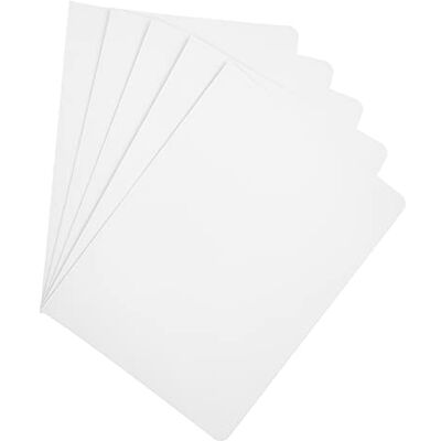 RAYLU PAPER ® Förpackning med 25 undermappar för dokumentkartong, med fastenerhål och levande färger. 200 g tjocka kraftkartonger (Vit, Folio) RAYLU PAPER ® Förpackning med 25 undermappar för dokumentkartong, med fastenerhål och levande färger. 200 g tjocka kraftkartonger (Vit, Folio)