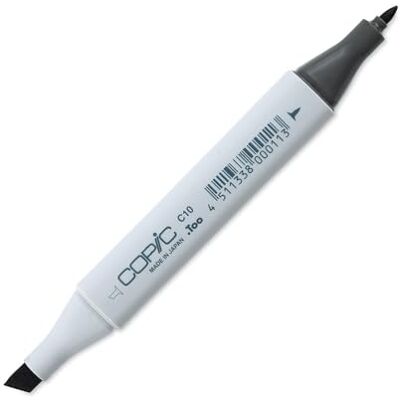 Copic markör C-10, cool grå No.10 Copic markör C-10, cool grå No.10