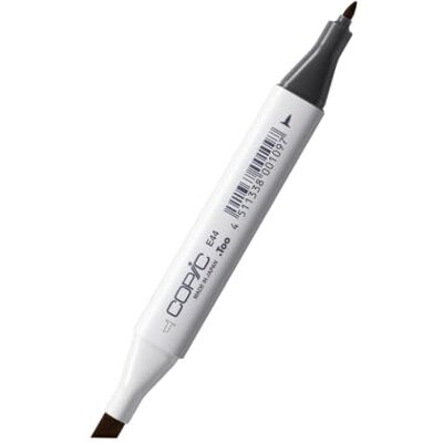 Copic Classic Marker E44 (Clay) professionell alkoholmärkpenna Påfyllningsbar, med dubbel spets 214 färger att välja mellan Lätt att blanda, torka snabbt + Tillverkad i Japan Copic Classic Marker E44 (Clay) professionell alkoholmärkpenna Påfyllningsbar, med dubbel spets 214 färger att välja mellan Lätt att blanda, torka snabbt + Tillverkad i Japan
