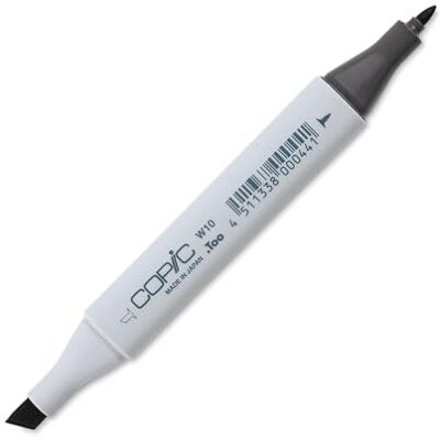 Copic markör W-10, varm grå nr 10 Copic markör W-10, varm grå nr 10