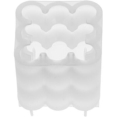 Glorex 6 9732 092 – gjutform av silikon, motiv: Bubble, ca 5,5 x 5,5 x 6 cm, stabil silikongjutform, för hällning, återanvändbar Glorex 6 9732 092 – gjutform av silikon, motiv: Bubble, ca 5,5 x 5,5 x 6 cm, stabil silikongjutform, för hällning, återanvändbar