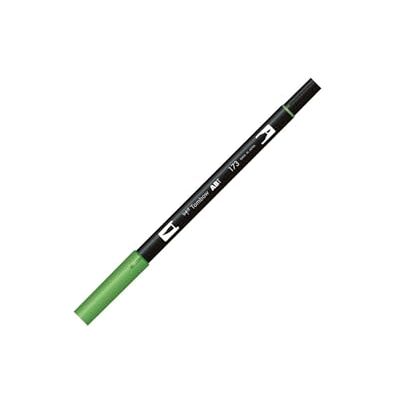 Tombow ABT-173 fiberpenna dubbla borstar penna med två spetsar, willow green Tombow ABT-173 fiberpenna dubbla borstar penna med två spetsar, willow green
