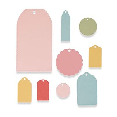 Sizzix Framelits Die Set 9PK Taggar av Emily Tootle Sizzix Framelits Die Set 9PK Taggar av Emily Tootle