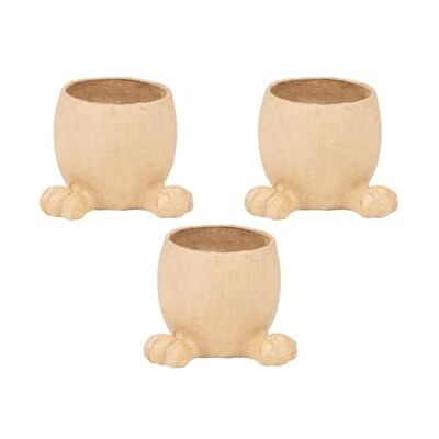 décopatch AC918C Coquetier lapin 7x6x6 cm Lot de 3 décopatch AC918C Coquetier lapin 7x6x6 cm Lot de 3