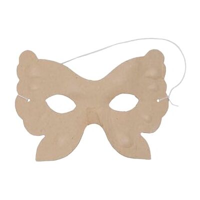 décopatch AC458Opack Un lot de 5 supports en papier brun mâché 4,5x14x11 cm, Masque enfant papillon décopatch AC458Opack Un lot de 5 supports en papier brun mâché 4,5x14x11 cm, Masque enfant papillon