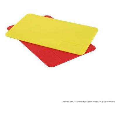 Zenker 46516 2 skärmattor Haribo, plast, röd och gul Zenker 46516 2 skärmattor Haribo, plast, röd och gul