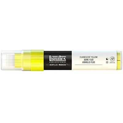 Liquitex professionell färgmarkör med 8–15 mm bred spets – fluorescerande gul Liquitex professionell färgmarkör med 8–15 mm bred spets – fluorescerande gul