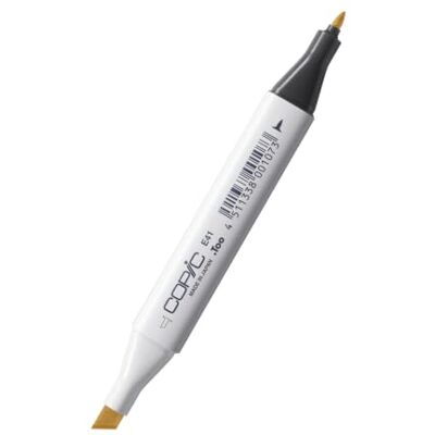Copic markör E41, pärlvit Påfyllningsbar, med dubbel spets 214 färger att välja mellan Lätt att blanda, torka snabbt + Tillverkad i Japan Copic markör E41, pärlvit Påfyllningsbar, med dubbel spets 214 färger att välja mellan Lätt att blanda, torka snabbt + Tillverkad i Japan