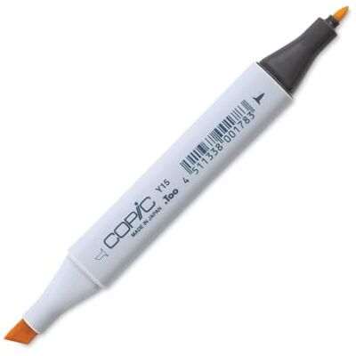 Copic Kopisk markör Y15, kadmiumgul Copic Kopisk markör Y15, kadmiumgul