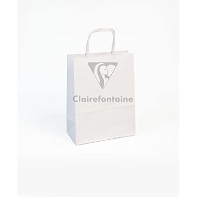 Clairefontaine 25 kraftväska för att dekorera Kraftväska att dekorera, 90 g, 25 väskor 18 x 7 x 24 cm Vitt Clairefontaine 25 kraftväska för att dekorera Kraftväska att dekorera, 90 g, 25 väskor 18 x 7 x 24 cm Vitt
