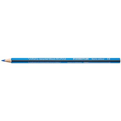 STAEDTLER Noris Colour 187 färgpenna, mjuk yta, hög hållfasthet, tillverkad form återvunnet trä, enkel produkt ljusblå, vikbar låda, 12 färgpennor, 187-30 STAEDTLER Noris Colour 187 färgpenna, mjuk yta, hög hållfasthet, tillverkad form återvunnet trä, enkel produkt ljusblå, vikbar låda, 12 färgpennor, 187-30
