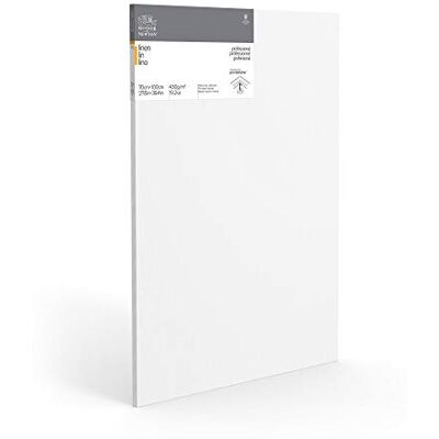 Winsor & Newton 6204001 professionell kilram av linne, 465 g/m², 3-vägs grundad, medelkornig, perfekt för oljefärger och akrylfärger – 100 x 100 cm Winsor & Newton 6204001 professionell kilram av linne, 465 g/m², 3-vägs grundad, medelkornig, perfekt för oljefärger och akrylfärger – 100 x 100 cm