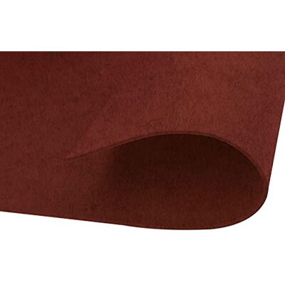 INNSPIRO Mörkrödbrun akryl filt självhäftande ark 20x30cm.x2mm. 220gr./m2 10u. INNSPIRO Mörkrödbrun akryl filt självhäftande ark 20x30cm.x2mm. 220gr./m2 10u.