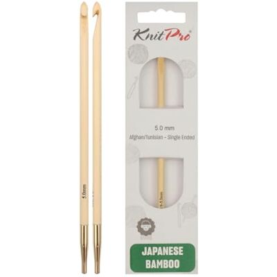 KnitPro - Bambu - 5,00mm - avtagbar häkelnål KnitPro - Bambu - 5,00mm - avtagbar häkelnål