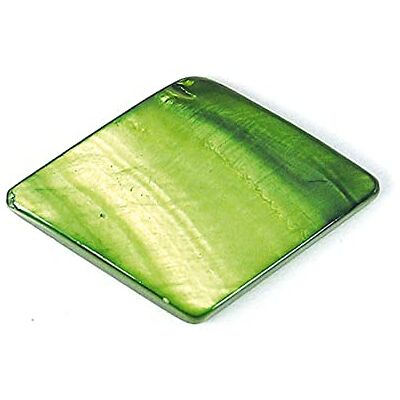 INNSPIRO Pärla pärlemor skal grön glänsande romb 29x20mm. 250gr. 88u. INNSPIRO Pärla pärlemor skal grön glänsande romb 29x20mm. 250gr. 88u.