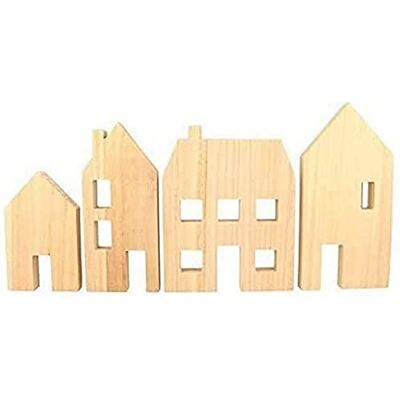 Trähus Rougier & Plé 13-20cm - 4 delar Trähus Rougier & Plé 13-20cm - 4 delar