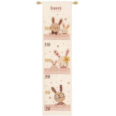 Vervaco Sweet Bunnies (14 Count), ca 18 x 70 cm/7,2 tum x 28 tum Vervaco Sweet Bunnies (14 Count), ca 18 x 70 cm/7,2 tum x 28 tum