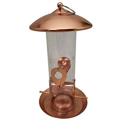 Dehner Natura foderpelare för vilda fåglar manon, Ø 16 cm, höjd 30 cm, metall/plast, koppar Dehner Natura foderpelare för vilda fåglar manon, Ø 16 cm, höjd 30 cm, metall/plast, koppar