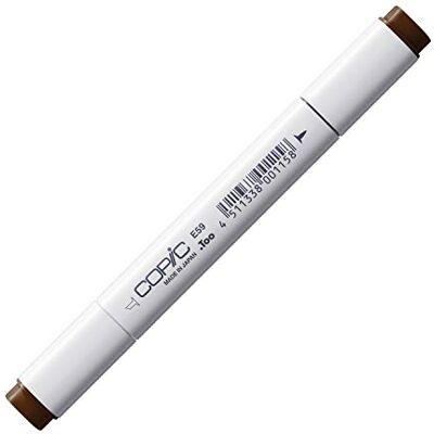 Copic Kopisk markör E59, valnöt Copic Kopisk markör E59, valnöt