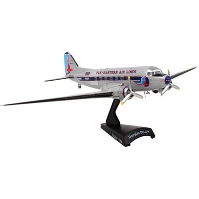 Daron Postage Stamp Eastern DC-3 1/144, Silver Daron Postage Stamp Eastern DC-3 1/144, Silver